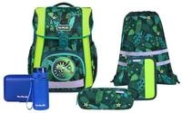 McNeill Schulranzen Bravo, inkl. Etui, Turnbeutel, (Set, 9-tlg., Schlamperrolle,