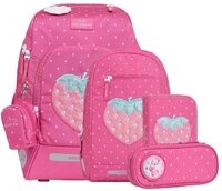 Beckmann Schulrucksack Active Air (6tlg., inkl. Sportrucksack, Federmappe,