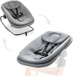 Hauck Babywippe Highchair Bouncer, Dark Grey Melange, f&uuml;r Alpha+, Beta+, Arketa