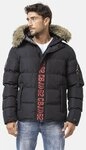 Cipo & Baxx Winterjacke CM227 warm gef&uuml;ttert mit Fellkapuze & Cipo & Baxx