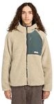 Outdoorjacke ELEMENT "Wolfe Sherpa", Herren, Gr. L, beige (oat milk), Obermaterial: