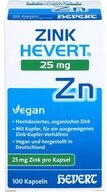 Hevert Arzneimittel ZINK HEVERT 25 mg Kapseln Kapseln, 100 St.