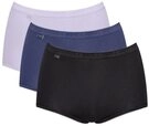 sloggi Maxislip Basic+ Maxi (3er Pack) perfekter Sitz, Cotton-Mix, hohe Taille
