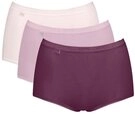 sloggi Maxislip Basic+ Maxi (3er Pack) perfekter Sitz, Cotton-Mix, hohe Taille