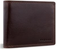 bugatti Geldb&ouml;rse Wallet With Flap 8CC, aus echtem B&uuml;ffelleder mit RFID-Blocker
