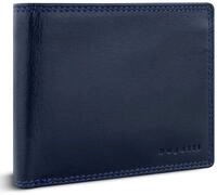bugatti Geldb&ouml;rse Wallet With Flap 8CC, aus echtem B&uuml;ffelleder mit RFID-Blocker