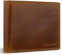 bugatti Geldb&ouml;rse Wallet With Flap 8CC, aus echtem B&uuml;ffelleder mit RFID-Blocker