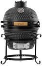BBQ-Toro Keramikgrill Kamado Holzkohlegrill &Oslash; 32cm "HAIIRO", matt grau, bubble