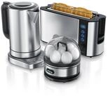 Arendo Fr&uuml;hst&uuml;cks-Set Wasserkocher 1,7l, 2-Scheiben Toaster, Eierkocher...