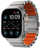 Nomad Smartwatch-Armband Stratos Band Titanium Natural 49mm Ultra