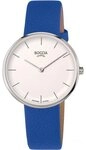 Boccia Quarzuhr Damenuhr mit veganem Lederarmband - Boccia Modell: 3327-06