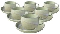like. by Villeroy & Boch Tasse Perlemor Alga Espressotassen mit Untertassen 60...