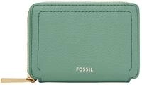 Fossil Kartenetui Zip Around Card Case RFID, aus echtem Leder mit RFID-Blocker Schutz