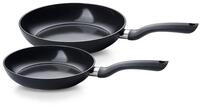 Fissler Pfannen-Set Essential, Aluminium (Set, 2-tlg., je 1x Keramikpfanne 24 +...