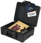 HMF Geldkassette Feuerfeste Dokumentenbox DIN A4 wasserdichte Geldkassette