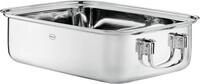 R&Ouml;SLE Kochtopf R&Ouml;SLE Bratreine Elegance rechteckig Edelstahl 37 x 27 cm