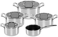 Zwilling Kochtopf Peak Kochtopfset 5-tlg, 18/10 Edelstahl silberfarben