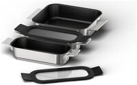 BOSCH Pfannen-Set HEZ9FF030 Flex Pfannen-Set, 3-teilig, langlebiges Kochgeschirr