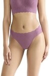 sloggi Slip ZERO Feel Bliss unsichtbar, mit Spitzenoptik, mit hohem Beinausschnitt