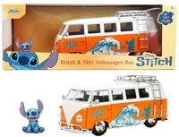 JADA Spielzeug-Auto JADA TOYS Volkswagen (VW) Stitch 1961 VW Bus Fertigmodell...