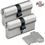 BASI Profilzylinder 2er SET V50, Gleichschlie&szlig;end, diverse L&auml;ngen, (Spar-Set,