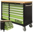 TRUTZHOLM Werkstattwagen DELUXE 12 Schubladen unbest&uuml;ckt 123cm Breit mit massiver