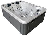 TroniTechnik Whirlpool Outdoor Whirlpool Bottaro Spa Wei&szlig;/Perlmutt 210x160, (620l,