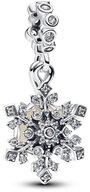 Pandora Kettenanh&auml;nger Charm-Silber Opaleszierende Schneeflocke