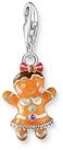 THOMAS SABO Charm-Einh&auml;nger Lebkuchen-M&auml;dchen, mit Zirkonia (synth)