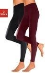 Lavana Thermoleggings (2er-Pack) innen leicht angeraut