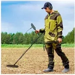 Outsunny Metalldetektor 5 Modi Tragbar mit Alarm Spule LCD-Display, IP68