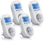 BEARWARE Steckdosen-Thermostat, Spar-Set, 4-St., Heiz & Klimager&auml;te Individuell