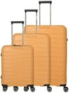 travelite Trolleyset MOOBY 3-teilig Reisekoffer Hartschale, 4 Rollen, (Set), mit