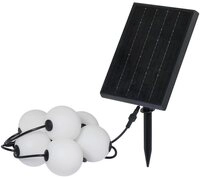 Sygonix Gartenleuchte Sygonix SY-6662320 Solar-Lichterkette 2.4 W Wei&szlig;, Schwarz