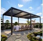 MCW Pergola MCW-L41-3x6, BxTxH: 590x306x224 cm, (4-tlg), Lieferung erfolgt ohne