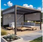 MCW Pergola MCW-L41-S3, BxTxH: 368x306x224 cm, (4-tlg), Ink. F&uuml;&szlig;e f&uuml;r eine...