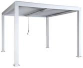 MCW Pergola MCW-L46-11-3x3, BxTxH: 300x300x220 cm, Dach mit drehbaren Lamellen,