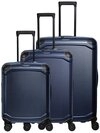 travelite Trolleyset MILLENNIUM 3-teilig Reisekoffer Hartschale, 4 Rollen,...