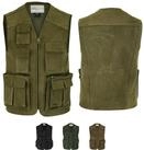 German Wear Jagdweste GW650 Jagd Lederweste Jagdweste Angelweste Angler Weste