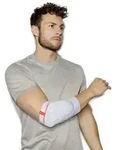 SPORLASTIC Armbandage Sporlastic Epidyn Ellenbogenbandage schwarz|wei&szlig; XL