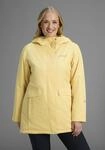 Allwetterjacke MAIER SPORTS "DA-JACKE MTEX EL. LISBON", Damen, Gr. 36, gelb (gelb