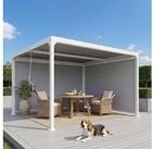 MCW Pergola MCW-L41-S2, BxTxH: 306x368x224 cm, (3-tlg), Inkl. F&uuml;&szlig;e f&uuml;r eine