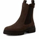 Tamaris COMFORT-Lining, TOUCH-IT aus Leder Blockabsatz Chelseaboots...
