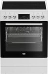 BEKO Elektro-Standherd FBM67320WS, mit Teleskopauszug nachr&uuml;stbar,...