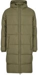 URBAN CLASSICS Winterjacke Urban Classics Mens Long Puffer Coat (1-St) gr&uuml;n S...