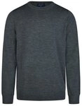 MARVELIS Langarmhemd Pullover - Rundhals Ausschnitt modern FitHaifisch
