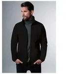 Trigema Fleecejacke TRIGEMA Fleecejacke (1-St) schwarz 5XL (70)