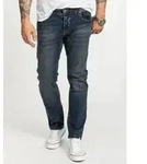 Rock Creek Regular-fit-Jeans Herren Jeans Stonewashed Dunkelblau RC-2400 blau...
