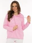 Hoodie ZWILLINGSHERZ "Moin", Damen, Gr. S/M, pink (rosa baby), Sweatware,