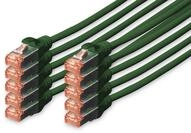 Digitus CAT 6 S/FTP Patchkabel, 10 St&uuml;ck Netzwerkkabel